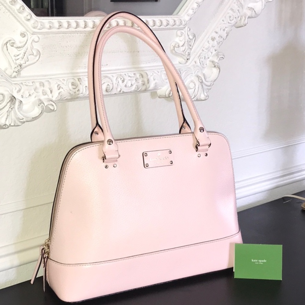 Kate Spade pink lg Wellesley Rachelle satchel